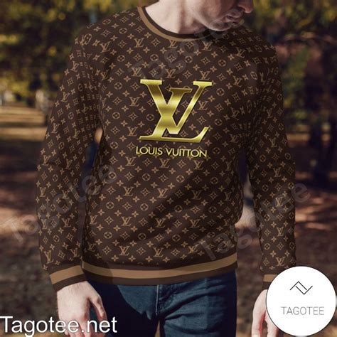 brown lv sweater|louis vuitton sweater monogram.